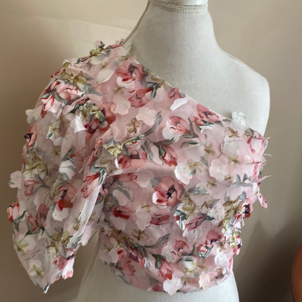 Floral crop top